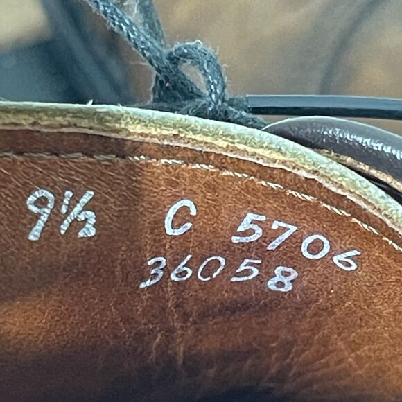 Allen Edmonds Fifth‎ Avenue Mens Cap Toe Oxford Dress Shoes 9.5 C Brown Leather main image 7